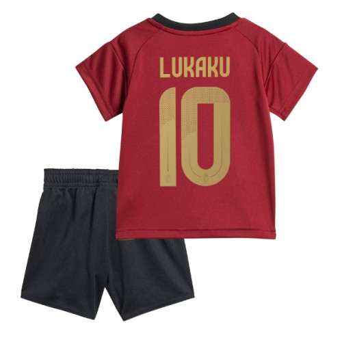 Belgija Romelu Lukaku #10 Domaci Dres za djecu EP 2024 Kratak Rukav (+ Kratke hlače)